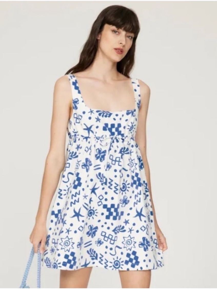 Louna Dress Xs Babydoll Blue